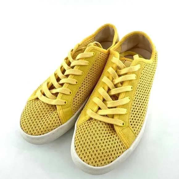 Soludos Women's Canaria Yellow The Ibiza Mesh Sneaker Size 9 - Picture 9 of 13